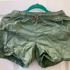 Lightweight summer army green khaki shorts